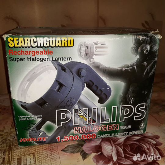 Фонарь philips halogen bulb