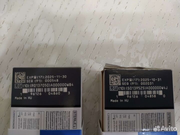 Линзы контактные однодневные