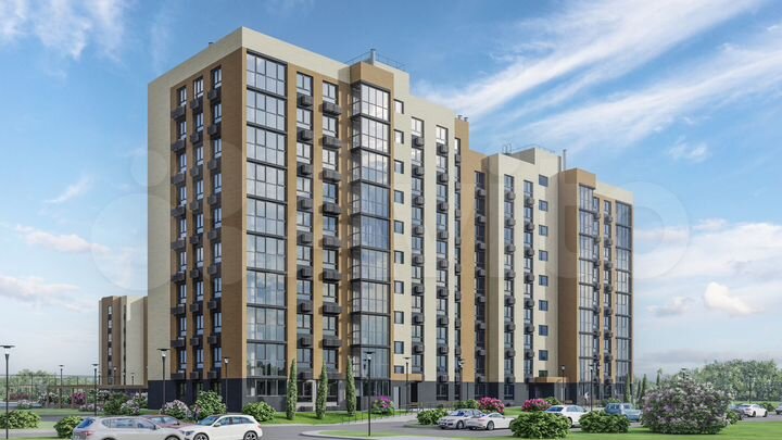 3-к. квартира, 82,9 м², 10/10 эт.