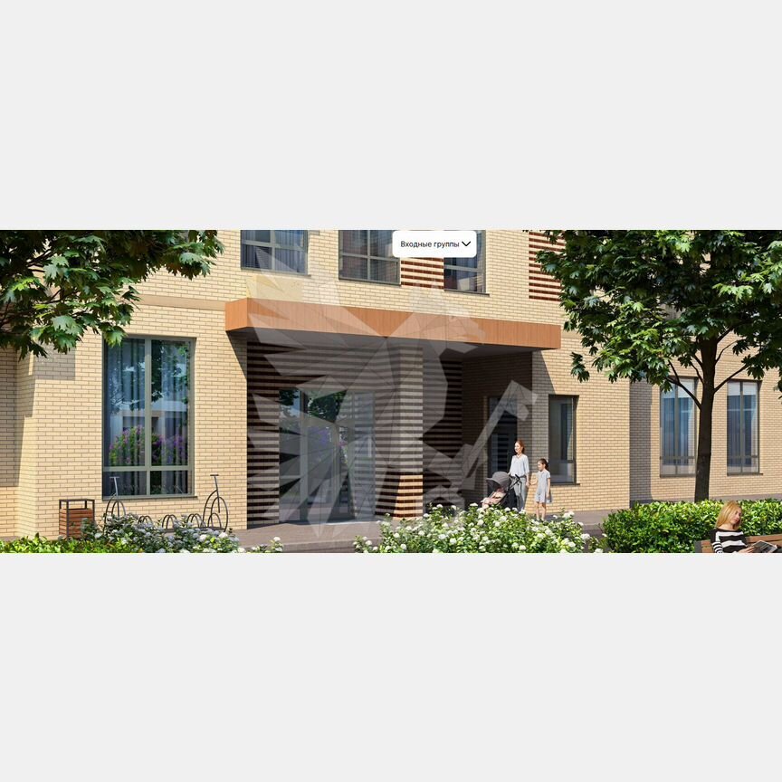 2-к. квартира, 56,4 м², 15/18 эт.