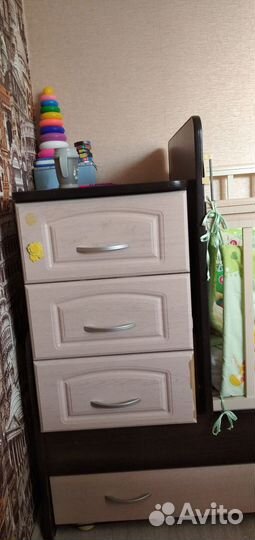 Детская кровать трансформер с маятником