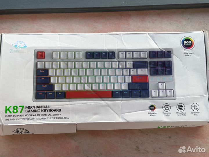Механическая клавиатура ziyoulang K87