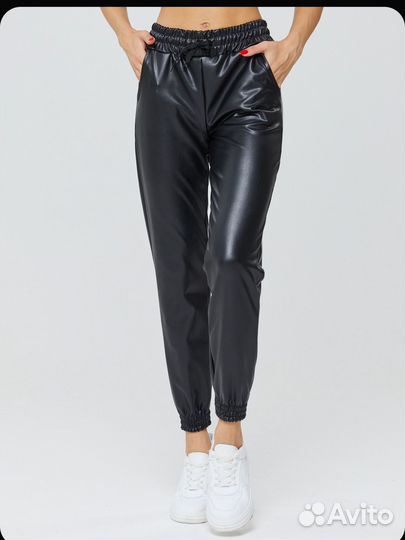Брюки кожаные