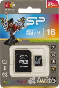 Карта MicroSD Silicon Power Elite на 16GB