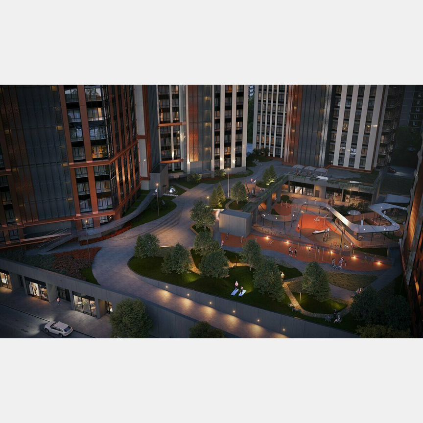 2-к. квартира, 64,3 м², 12/50 эт.