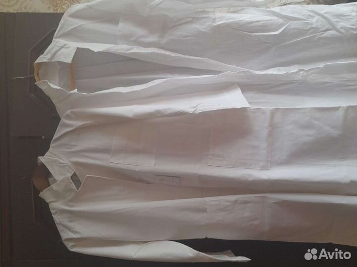 Халаты для химиков, медиков студентов хлопок новые