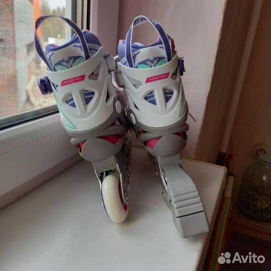 Роликовые коньки детские раздвижные 26-31