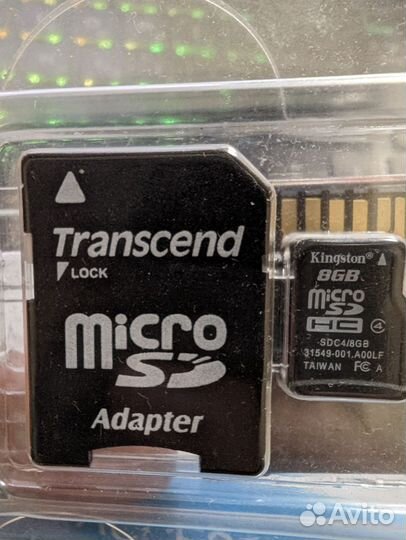 Карта памяти MicroSD 8gb