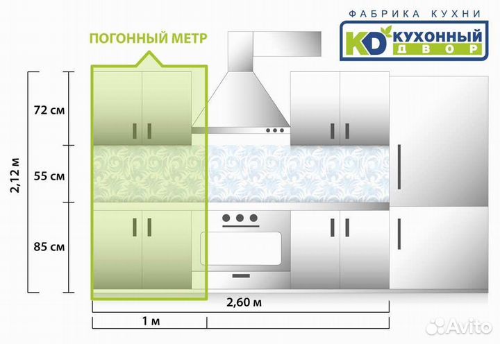 Кухни по индивидуальному заказу