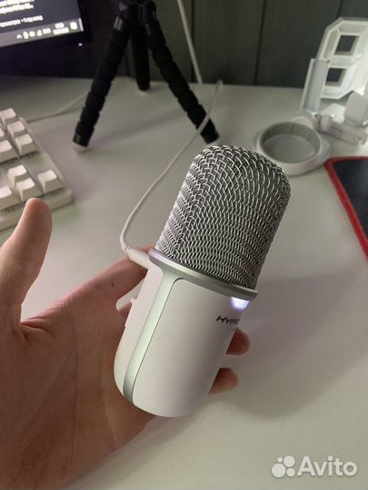Микрофон Hyperx solocast white