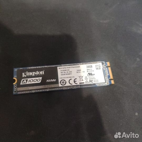 Ssd m2 ngffKingston a1000 240gb