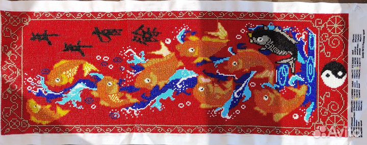 Рыбки вышивка бисером