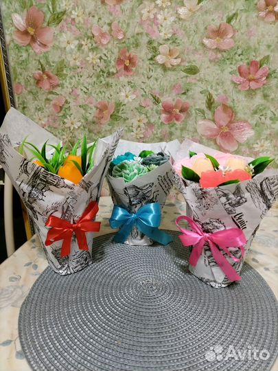 Букеты из мыла