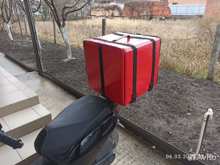 Термокороб для скутера с площадкой