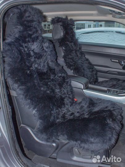 Накидка на сиденье из овчины