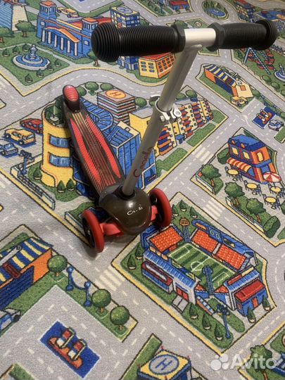 Самокат детский Capella MS-06 Black+Red