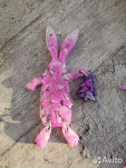 Елочные игрушки из эпоксидной смолы