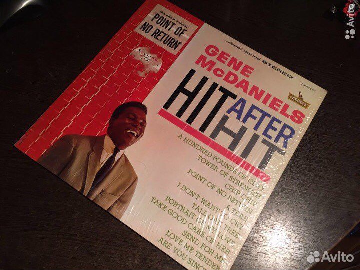 Пластинка McDaniels. Point of no return. 1962 LP