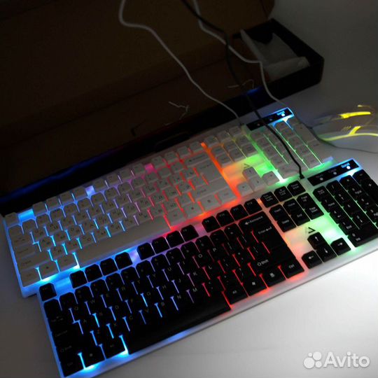 Набор клавиатура и мышь с LED подсветкой GT100