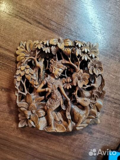Панно из дерева Индонезия