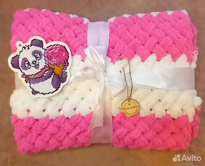 Вязание из плюшевой пряжи на заказ