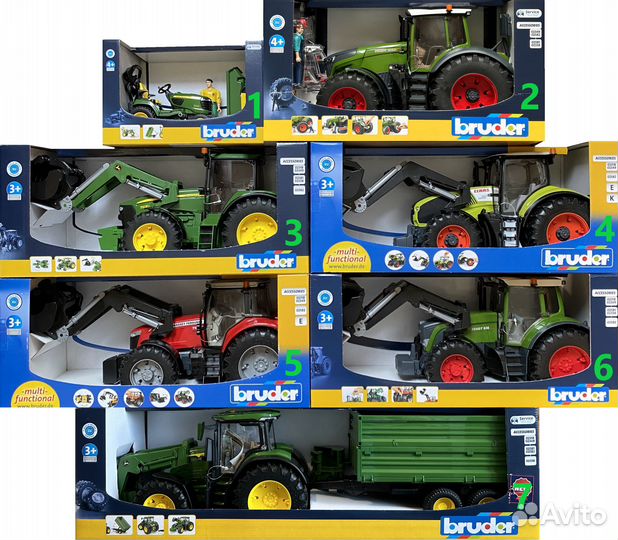 Игрушки Трактора bruder брудер