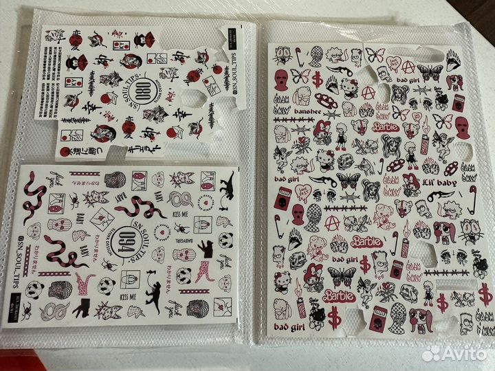 Наклейки слайдеры для маникюра