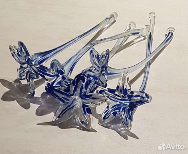 Цветы из стекла СССР