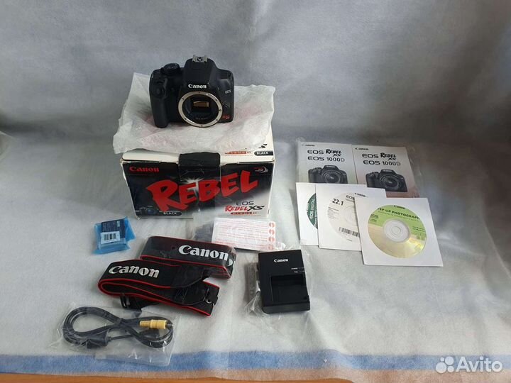 Фотоаппарат Canon Rebel Xs EOS 1000D Kit EF-S 18-5