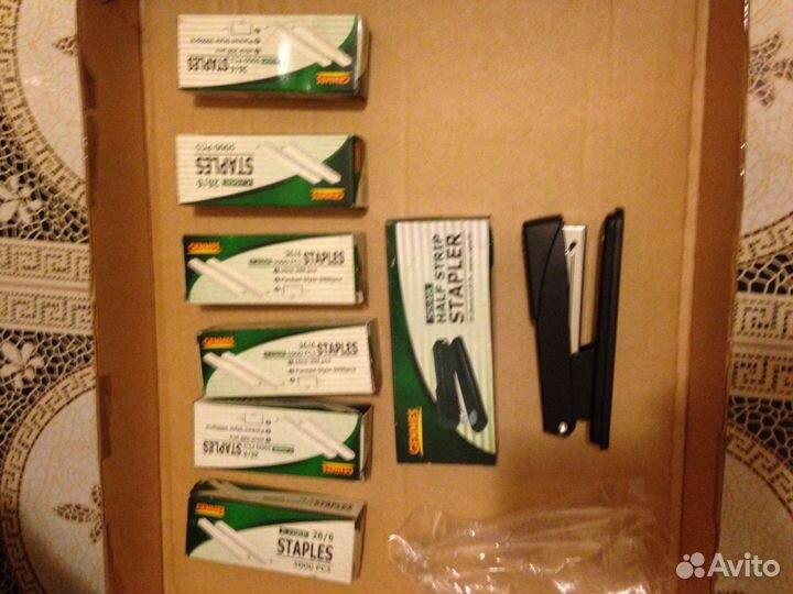 Степлер/скобы+дырокол