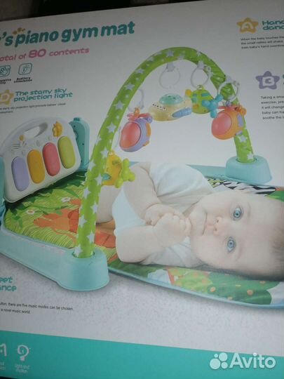 Развивающий коврик музыкальный
