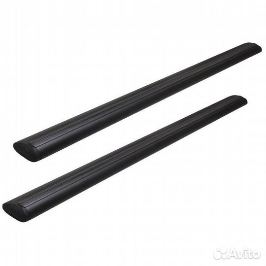 Алюминиевая дуга чёрная крыловидный профиль