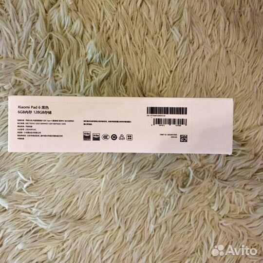Xiaomi Pad 6 2023 6/128 новый черный чек