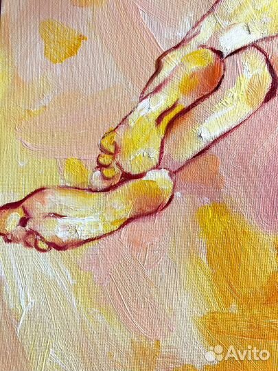 Картина маслом обнаженная девушка ню