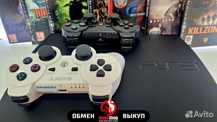 Sony Plastation 3 (PS3) 320 GB Slim с гарантией