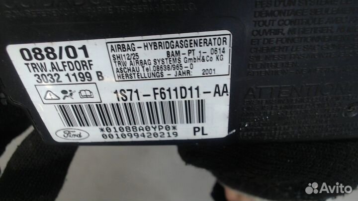 Подушка безопасности в сиденье Ford Mondeo 3, 2001