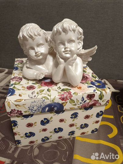 Кашпо Ангел в подарочной коробке новый