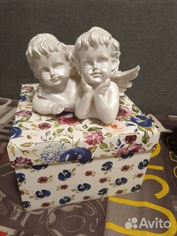 Кашпо Ангел в подарочной коробке новый