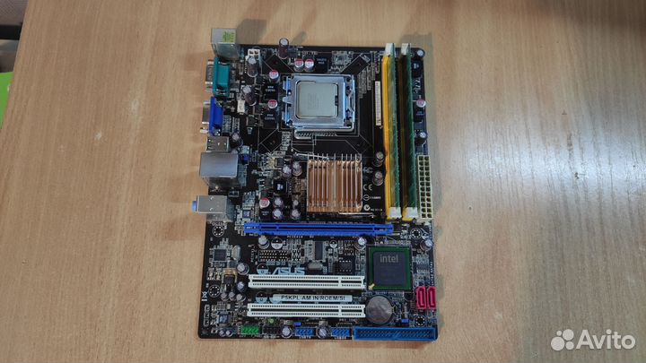 Материнская плата 775 + 4gb ddr2