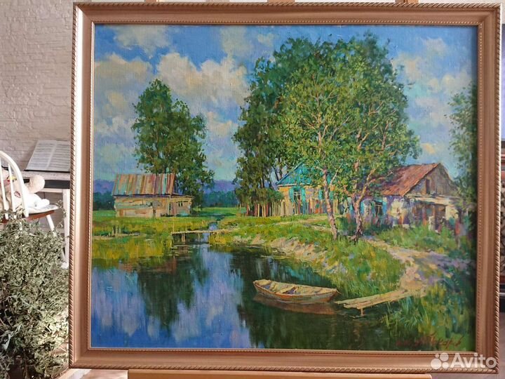 Картина маслом на холсте пейзаж