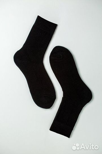 Носки мужские черные хлопок