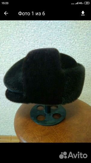 Меховая мужская кепка