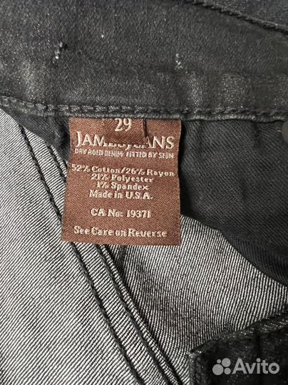 Джинсы чёрные бренда James Jeans USA