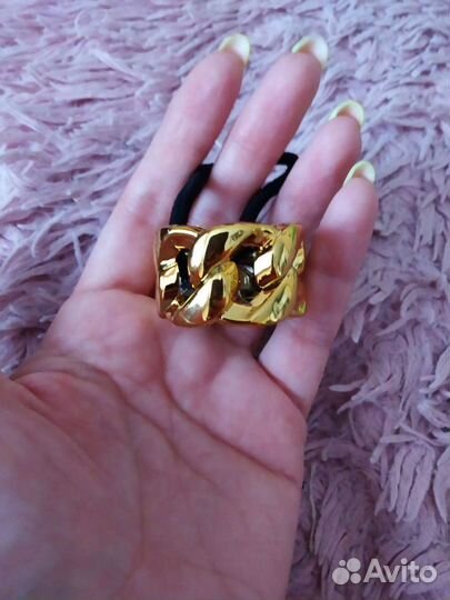 Резинка для волос в виде цепи