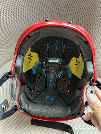 Шлем хоккейный bauer re akt S защита шеи oroks