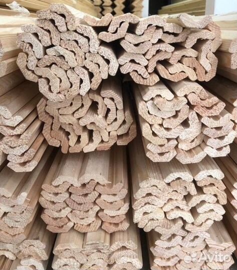 Плинтус деревянный 35х3000 и другие размеры