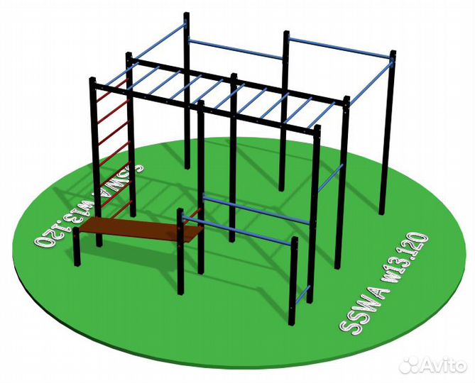 Воркаут площадка sswa 151 для взрослых и детей