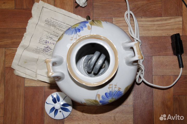 Самовар керамический сувенирный - 2 литра - СССР