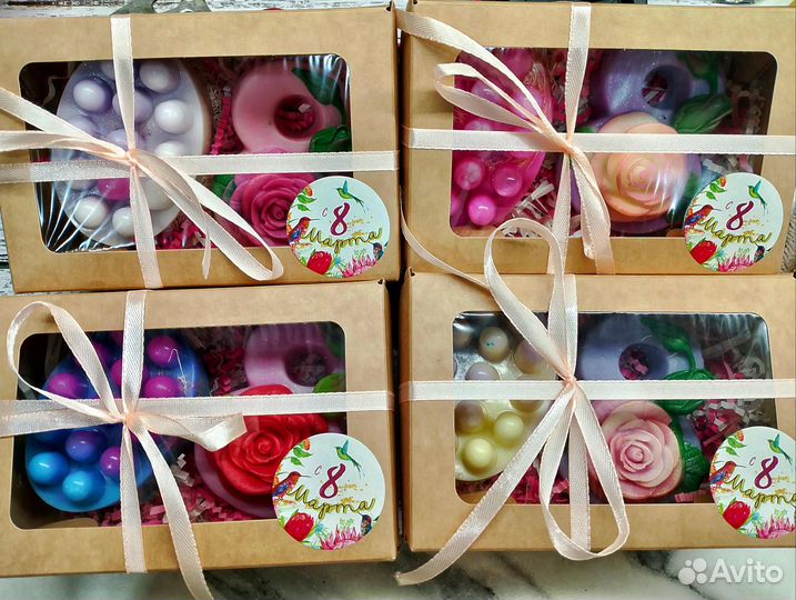 Мыло ручной работы к 8 марта