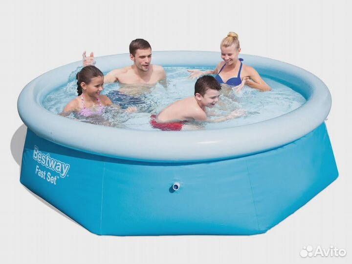 Бассейн надувной Bestway Fast Set Pools 244х66 см